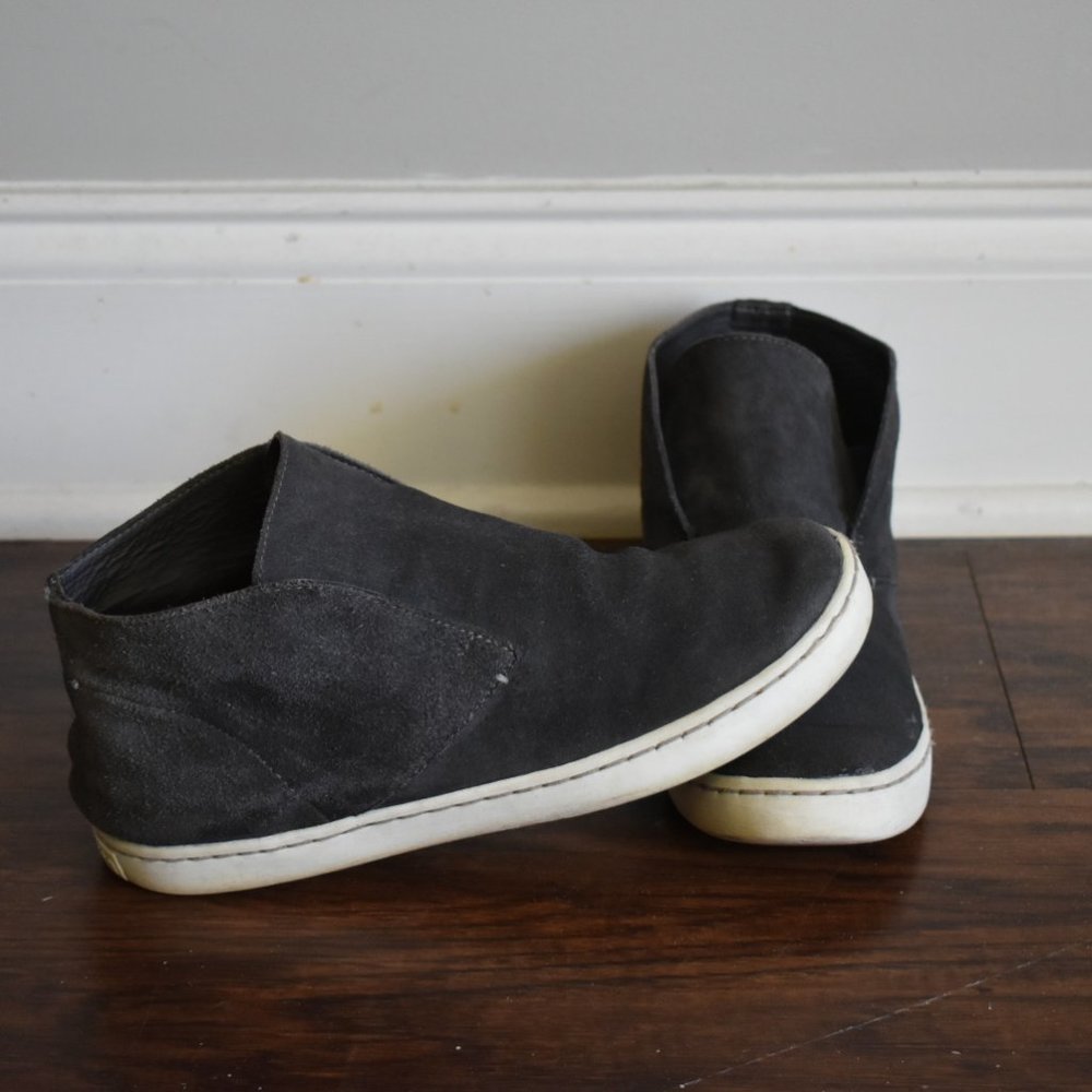 Grey Suede Sneakers